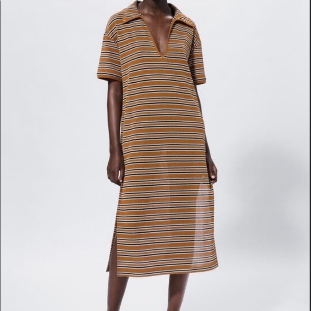 NWT H&M Maxi Long Striped Dress
